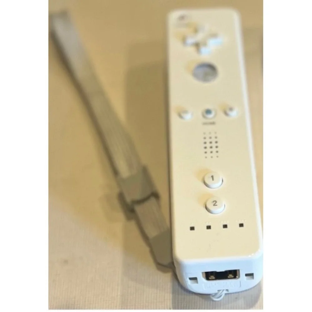 Nintendo Wii Remote Plus Controller White with Wrist Strap RVL-036